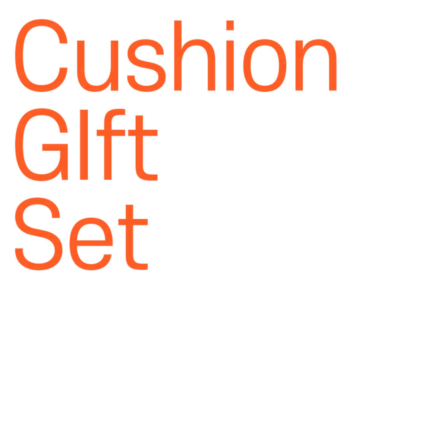 Cushion GIft Set Promotion