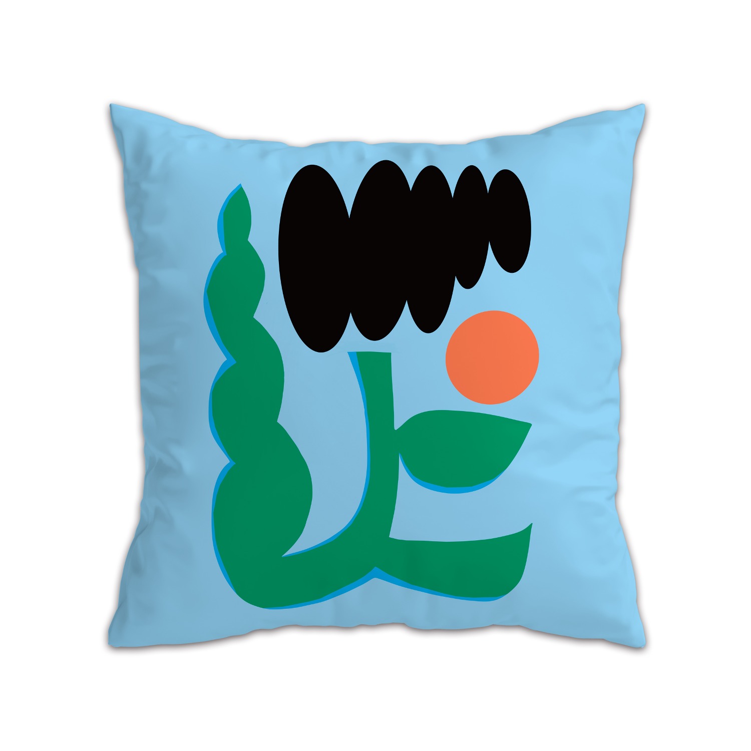 [maison el BARA] Whisperer&#039;s garden sky blue Cushion